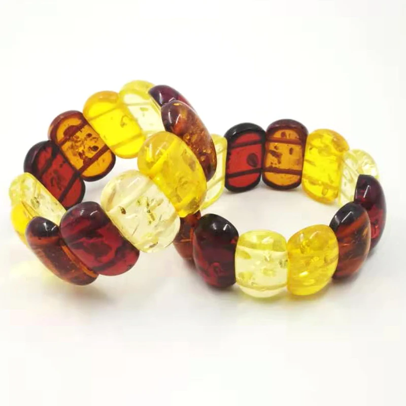 Ambers цветной полимерный браслет браслеты pulseira Роскошные праздничные подарки для