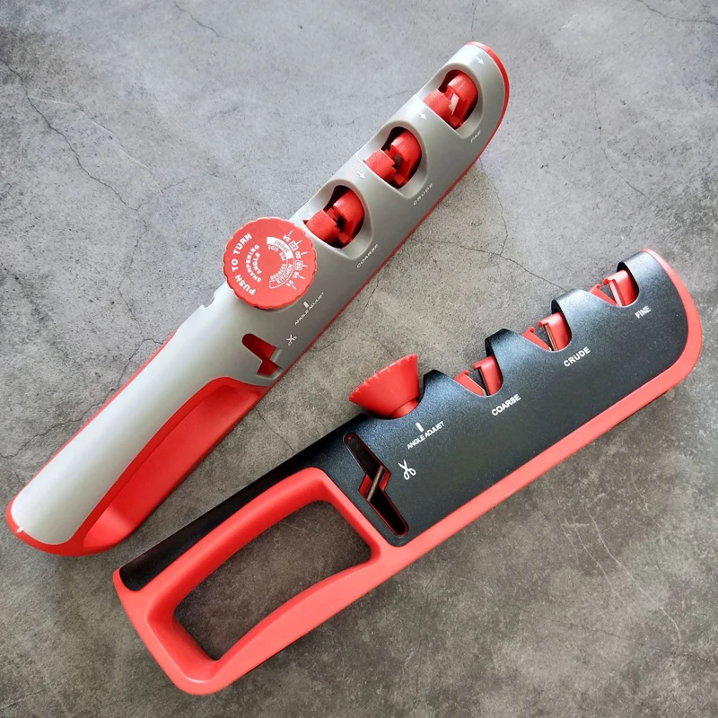 4 In 1 Knife Sharpener Grind Scissor Multifunctional Grindstone Angle Adjustable knives Whetstone Professional Sharperning Tool | Дом и сад