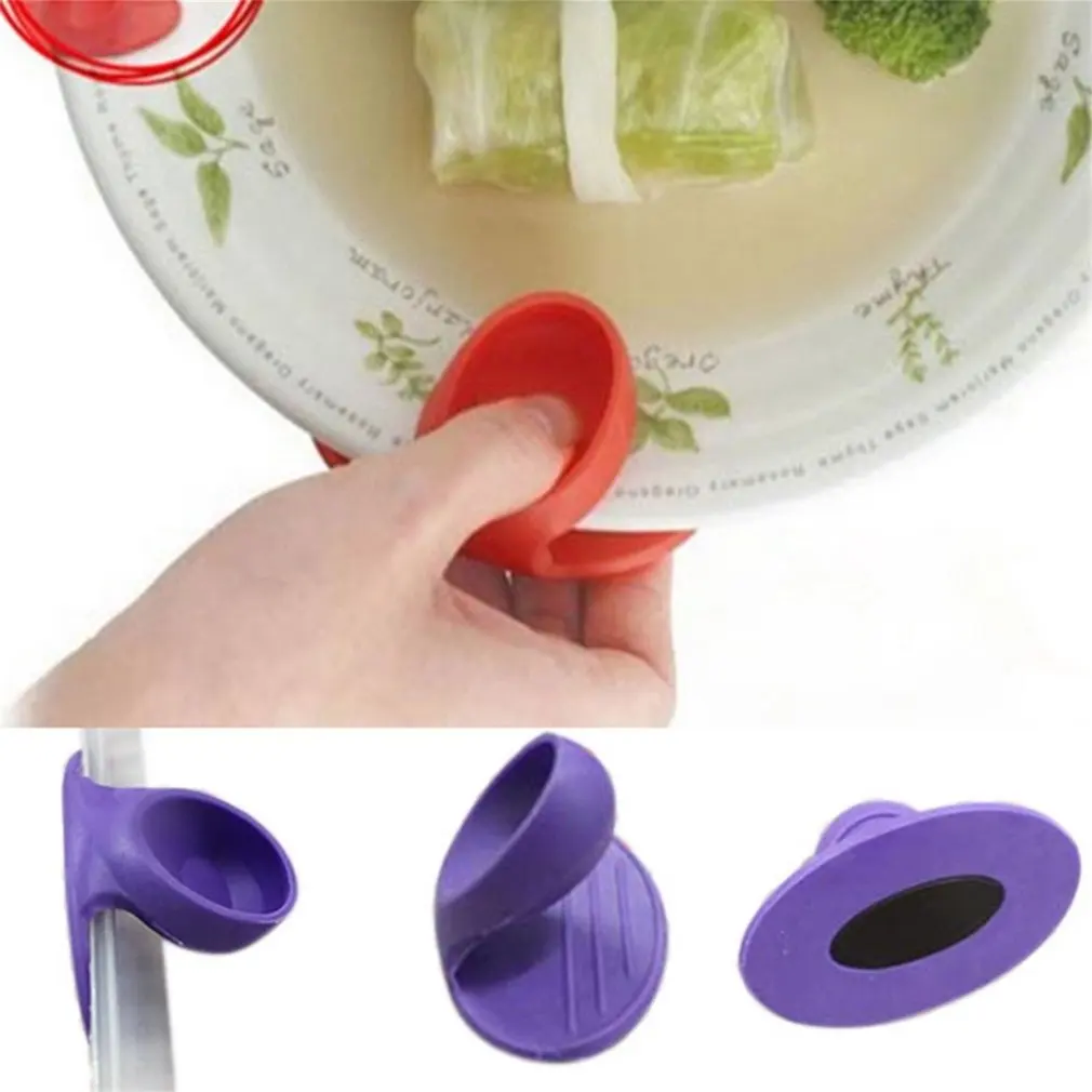 1 шт. кухонные блюда силиконовая печь термоизолированная перчатка для пальцев