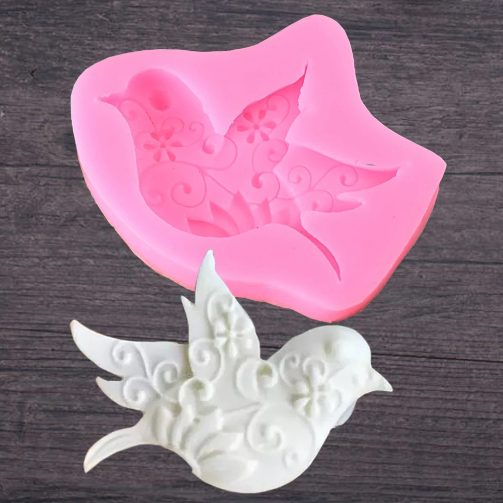 3D DIY Голубь Формочки в виде птиц кекс печенья помадка Конфеты ремесло торт