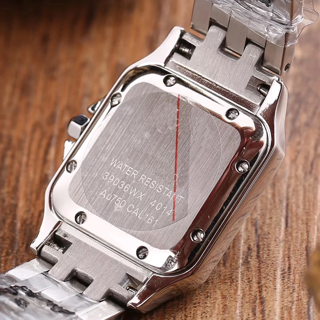 

Classic New Men Women Watch Quartz Sapphire Stainless Steel Rose Gold Silver White Black 2 Row Diamonds Luminous Limited