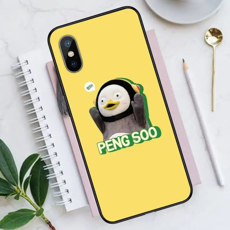 

cute animal Penguin Pengsoo Phone Case for iPhone 11 12 mini pro XS MAX 8 7 6 6S Plus X 5S SE 2020 XR