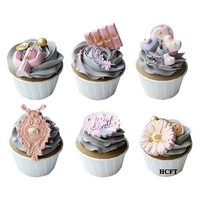 artificial fake cake photography props bakery house store shop decor chocolate flower heart happy birthday cup cake model