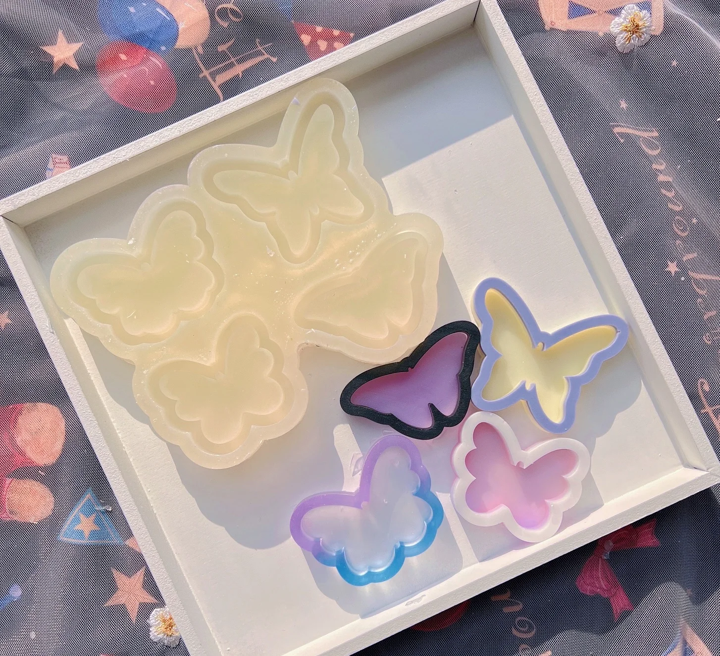 

Wsy-244 3D милая форма бабочки, зыбучий песок, искусственная форма, смола, шейкер, форма