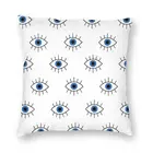 Скандинавская Милая синяя искусственная Подушка, наволочка для домашней декоративной подушки Nazar Amulet Boho, наволочка для диванной подушки, наволочка