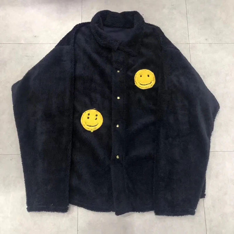 2 Новинка CPFM. XYZ куртка для мужчин и женщин высокое качество Smiley Face теплый зеленый красный синий Kanye CPFM. XYZ куртки пальто - Цвет: 2