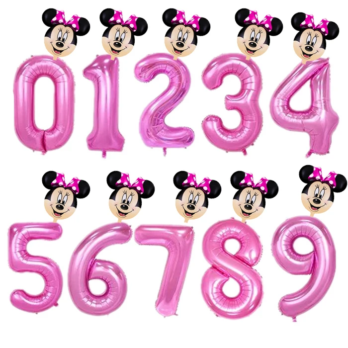 as picture 2pcs 40 дюймов шар с цифрами 1, 2, 3, 4, 5 цифр гелиевые шары из фольги для детского душа 1 день рождения, вечеринки, свадьбы, декоративные шары, принадлежности - Цвет: as picture 2pcs