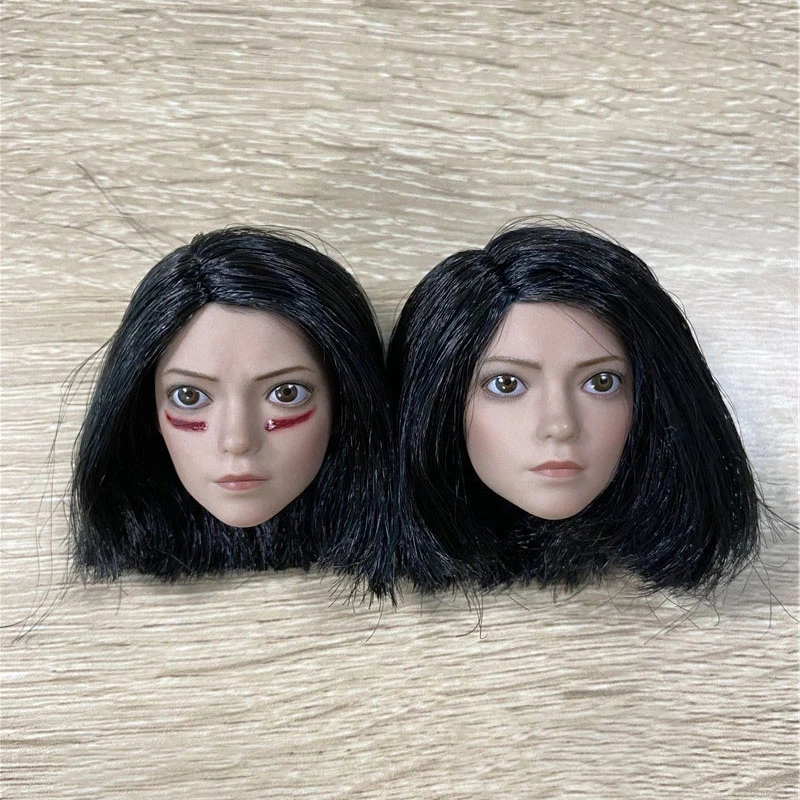 

JXTOYS 1/6 JX041 Female Alita Head Sculpt Fighting Angel Head Carving Model Fit 12 inch Action Figure Body