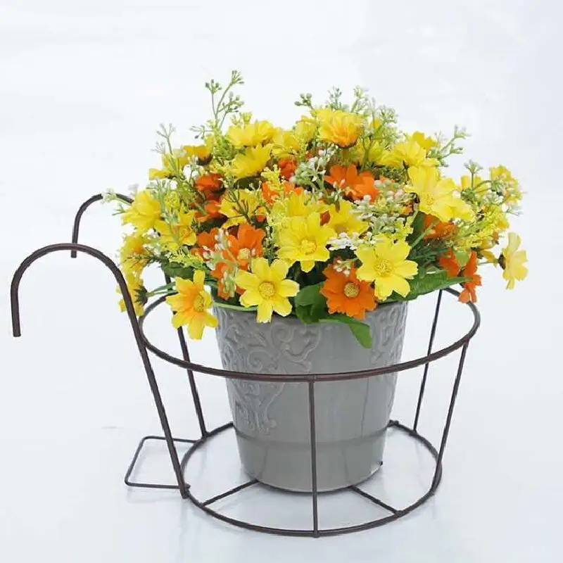 Декоративная металлическая подставка для стен стеллаж украшения улицы балкона