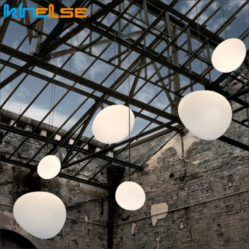 Современный минималистичный креативный Круглый глобус Pebble glass Hanglamp итальянский