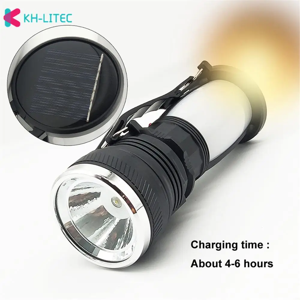 Солнечная энергия перезаряжаемый аккумулятор водонепроницаемый Светодиодный