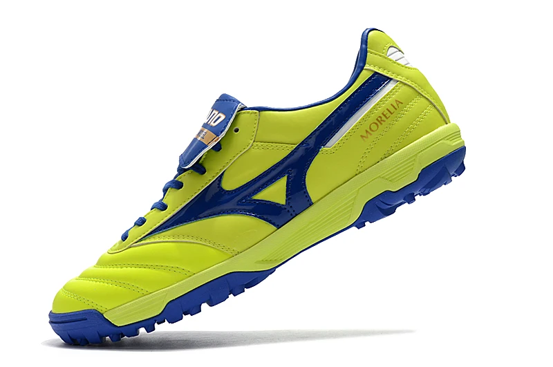 

Authentic shoes MORELIA II AS/TF Men's Shoes Sneakers Mizuno Outdoor Sports Shoes Lemon Yellow/Blue Size Eur 40-45