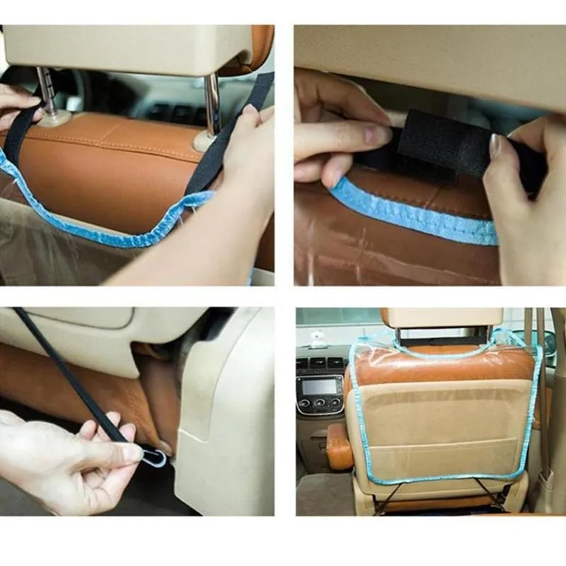

Child Car Seat Backrest Protection Cover Baby Car Back Anti-kick Products Interior Dirty Car Anti-stepping Protection Pad B5J1