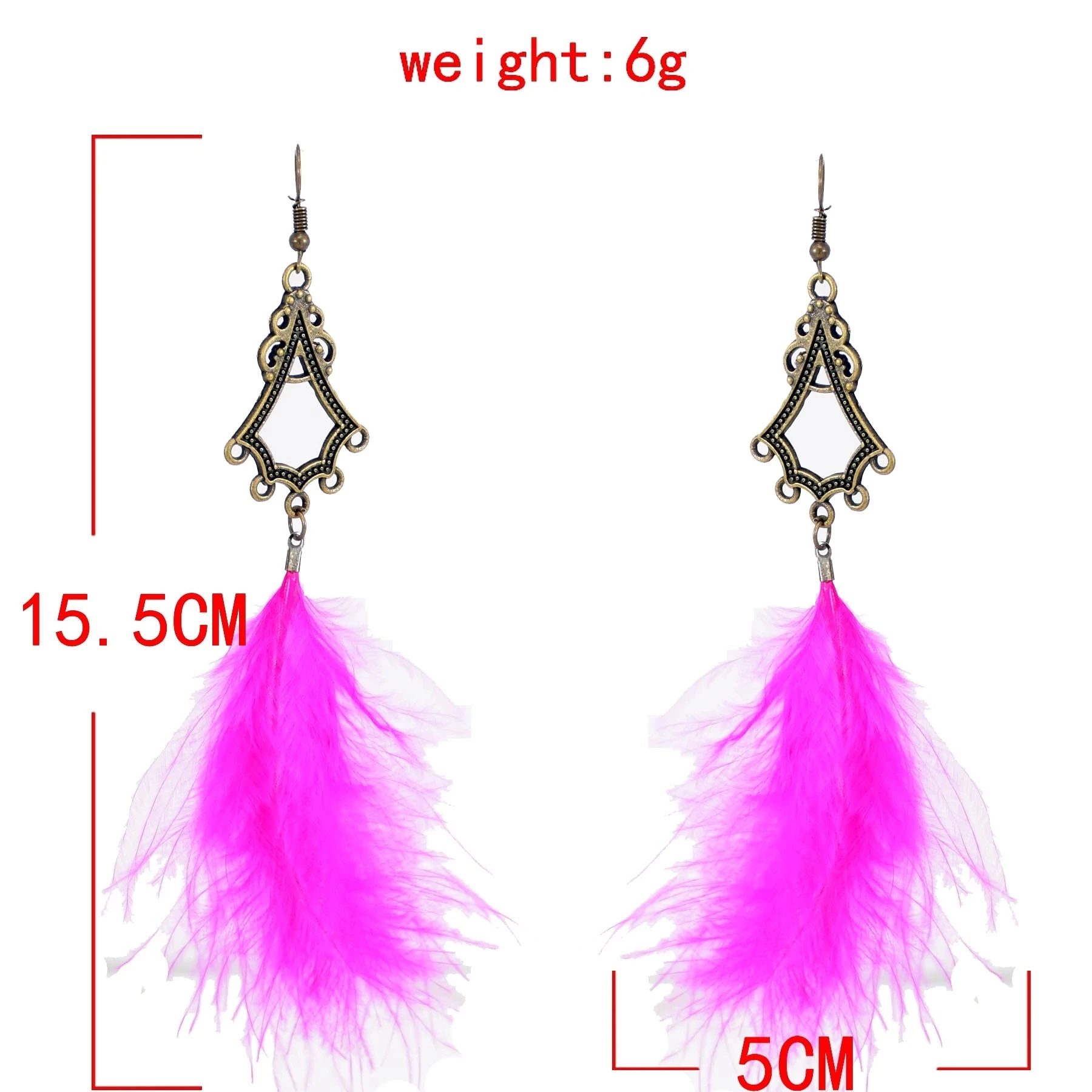 4 пары/компл. НОВЫЕ шикарные серьги-подвески с перьями для женщин раньше