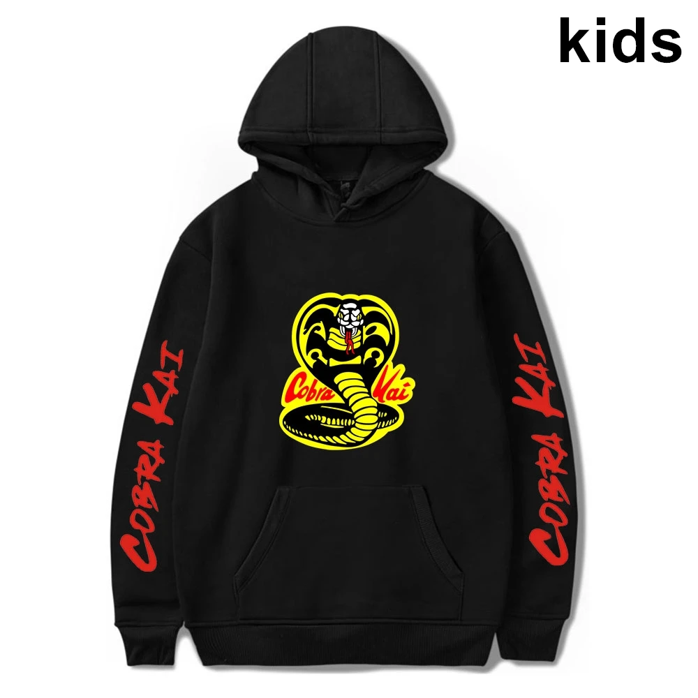 

3 To 14 Years Kids Hoodie Cobra Kai The Karate Kid Printed Hoodies Sweatshirt Boys Girls Fashion pullover Coat Children Clothes