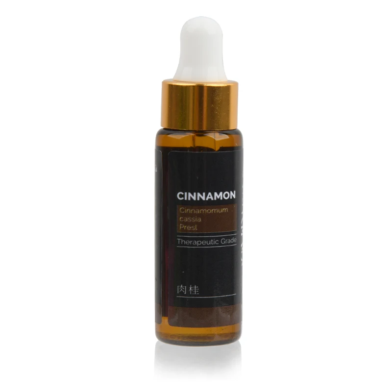 

10ML Cinnamon Essential Oil Diffuser Pure Essential Oils Rose Eucalyptus Jasmine Mint Sandalwood Tea Tree