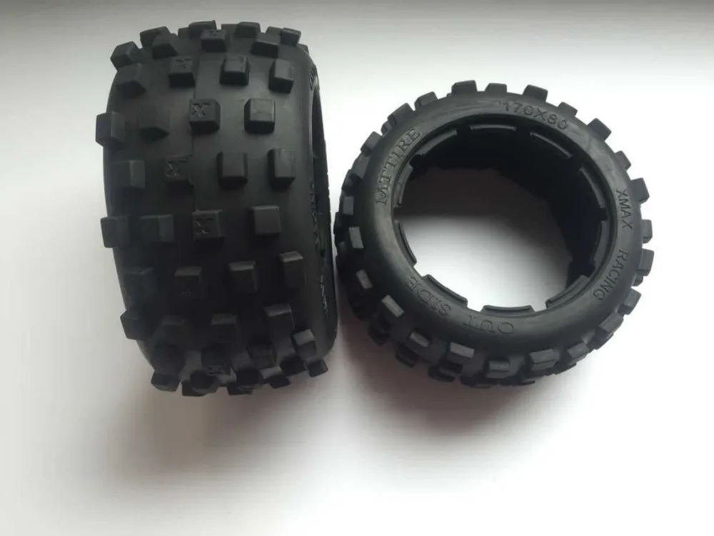 Задняя шина Knobby 2 шт./компл. для 1/5 HPI Rovan Km Mcd Redcat Rcmk Fid Gtb Racing Baja 5b Ss грузовик