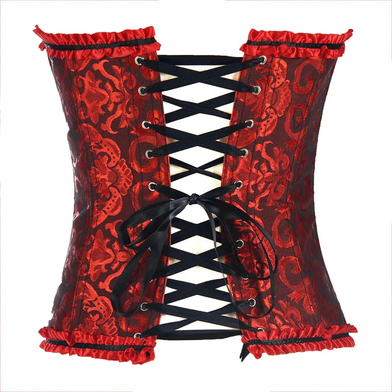 

Corset Lingerie for Women Sexy Lace Bustier Corset Plus Size Erotic Zip Floral Corsets Lingerie Waist Cincher Bodyshaper Costume