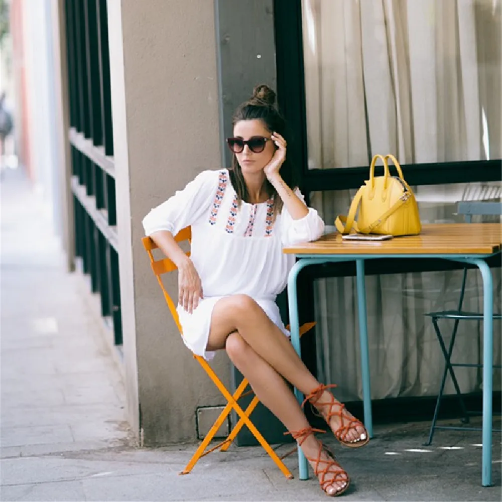 Новое поступление Пляжная накидка с вышивкой винтажное женское платье пляжное #