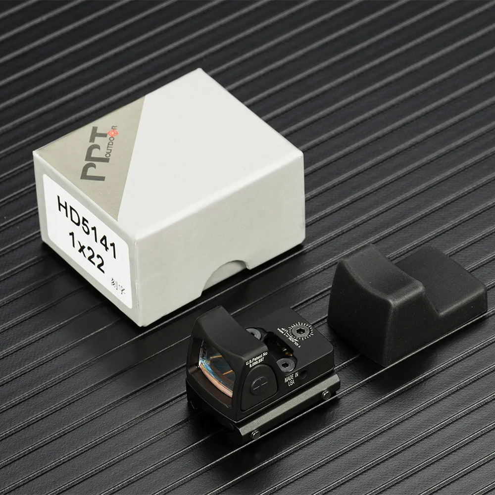 Коллиматор с красной точкой Mini RMR прицел для вибрострельбы подходит Вивера 20 мм