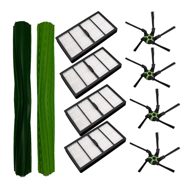 Фильтр НЕРА роликовая щетка боковые щетки пылесборник для iRobot Roomba s9 (9150) + plus (9550)