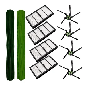 Фильтр НЕРА, роликовая щетка, боковые щетки, пылесборник для iRobot Roomba s9 (9150), s9 + s9 plus (9550), подключенный к Wi-Fi пылесос