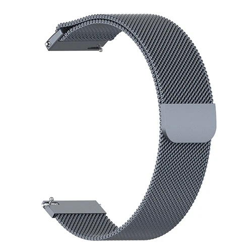 gray Ремешок 20 мм/22 мм для Huami Amazfit GTS/Bip lite/GTR 42 мм/pace/GTR 47 мм/stratos band milanese loop bracelet smart watch band - Цвет ремешка: gray