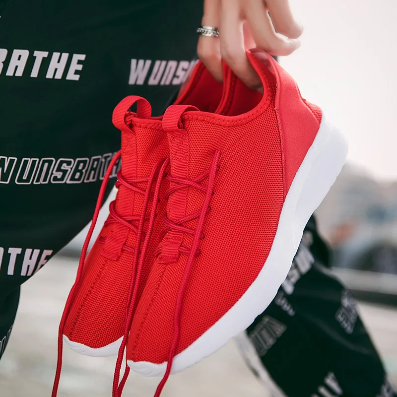 

Mens Casual Shoes Hot Sale Sapato Casual Shoes Black For Men Sneakers Male Mesh Sapatos Fashion Man White Leisure Breathable