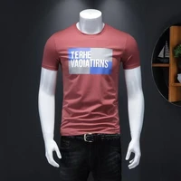 mens short sleeve t shirt casual summer 2021 new microelastic comfortable round neck top mens t shirt