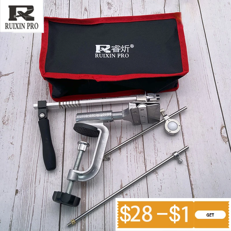 Система заточки ножей RUIXIN точильный камень с брусками фиксированный угол 4