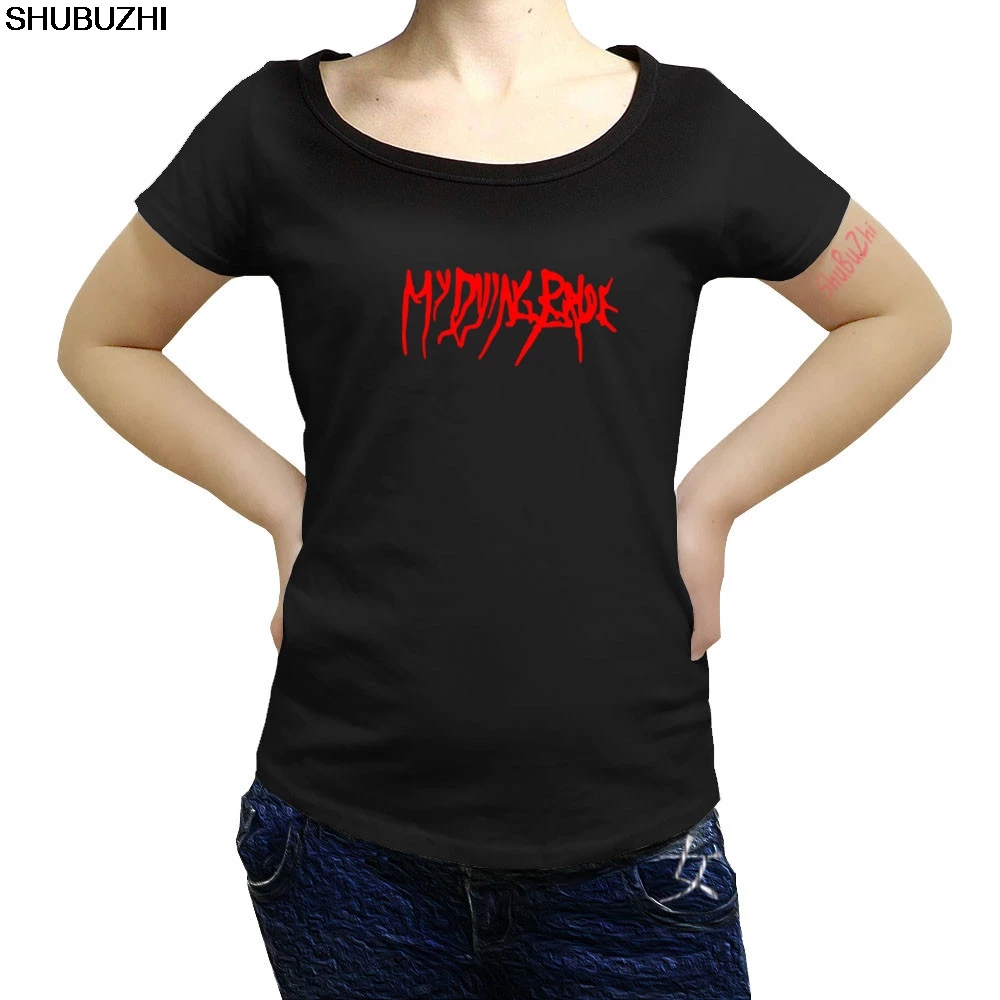 

summer o-neck women t-shirt My Dying Bride Band Logo T-Shirt Summer women Tee 100% Cotton Brand New T-Shirts Top Tee sbz1078