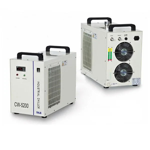 Промышленный Лазерный водяной охладитель CW5200DG для 150 Вт Co2 лазерной трубы