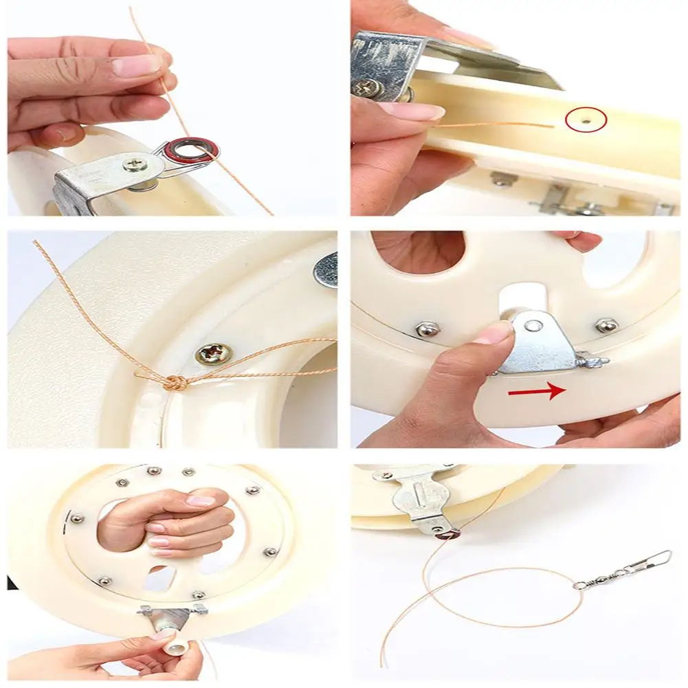 

Professional Kite Line Winder Winding Reel Grip Wheel + String Flying Tools & Lock Kites For Adults Toys For Children