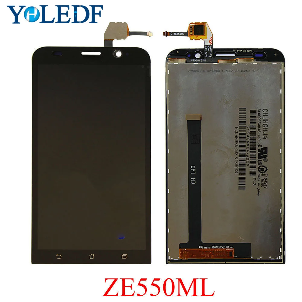 ЖК-дисплей для ASUS Zenfone 2 pantalla ZE550ML Z00BD сенсорная панель матричный экран дигитайзер