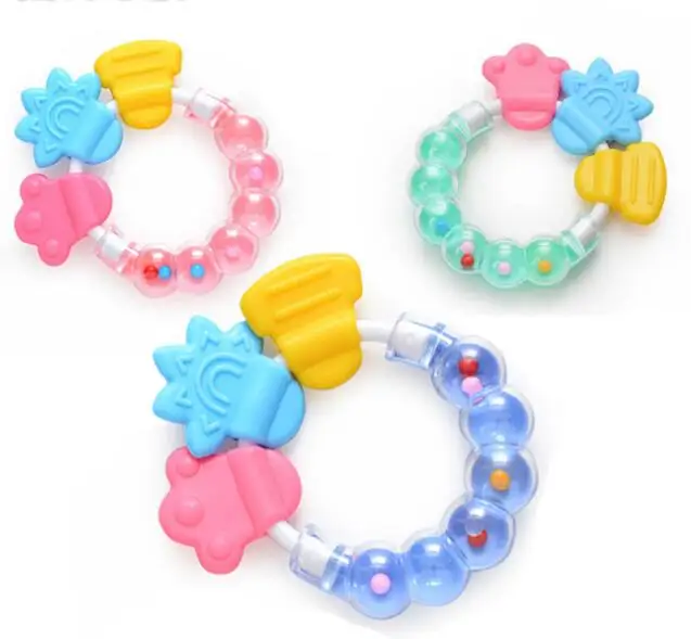 1 шт. Детская лента для волос Силиконовый Прорезыватель зубов новорожденных Для