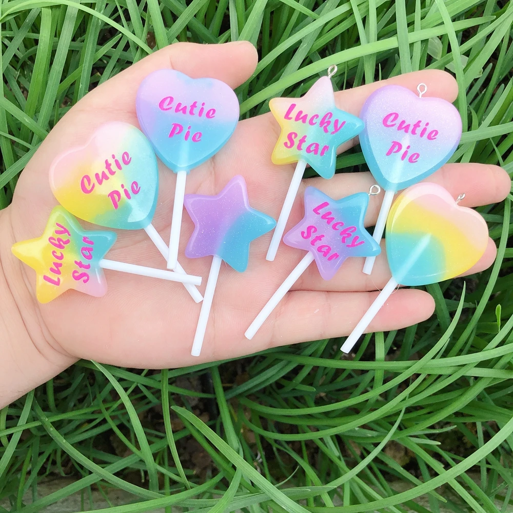 Cutie Pie сердце счастливая звезда леденец подвески для фотографий | Украшения и