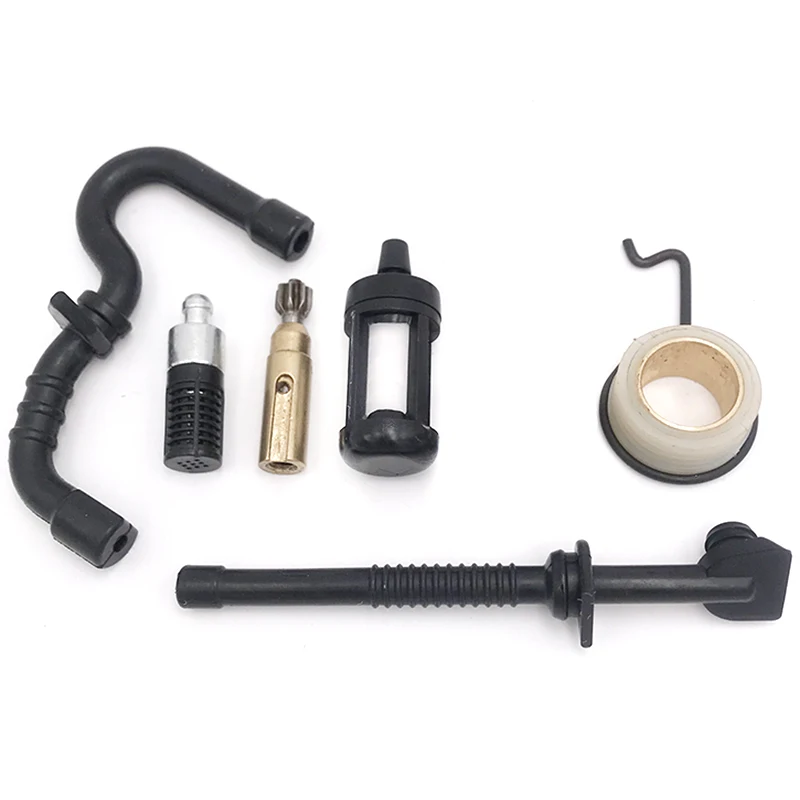 Promotion! Oil Pump Worm Gear Fuel Filter Line Hose Kit for Stihl MS 180 170 MS180 MS170 018 017 Chainsaw Parts 11236407102 | Инструменты
