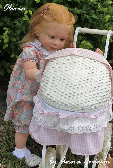 Набор кукол-реборн NPK 28 дюймов Бонни со стоячими ногами и конечностями