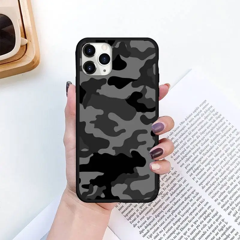 

Camouflage Camo Army Phone Case for iPhone 11 12 pro XS MAX 8 7 6 6S Plus X 5S SE 2020 XR mini