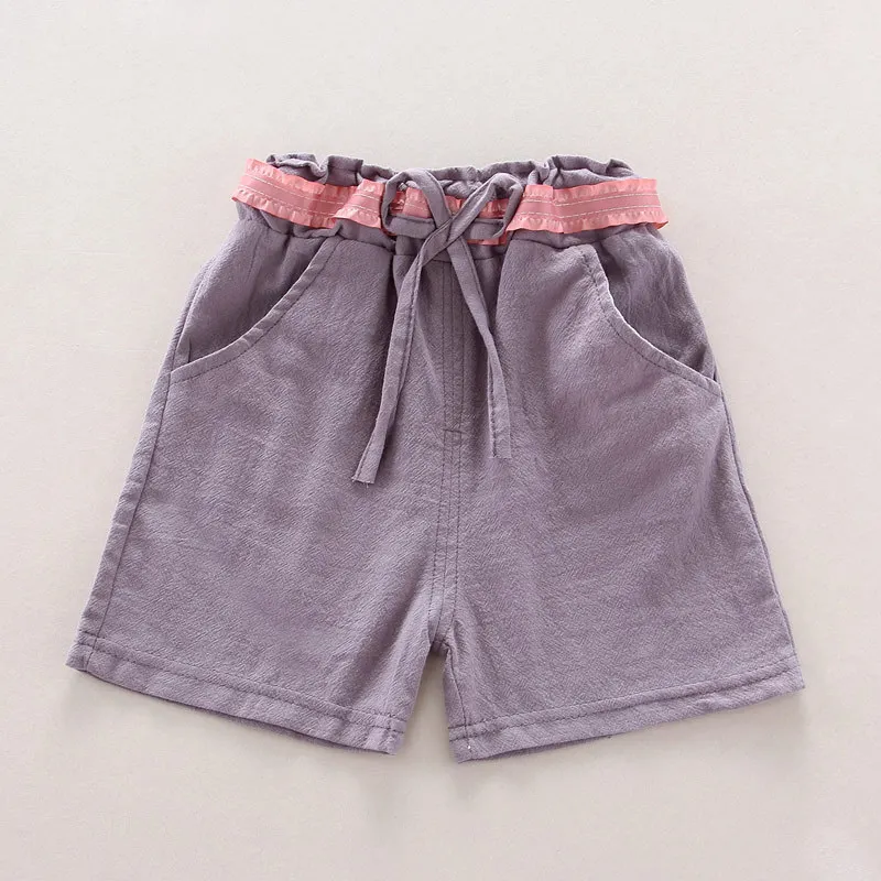 Наряды с оборками для маленьких девочек милый топ цветами и шорты Модный