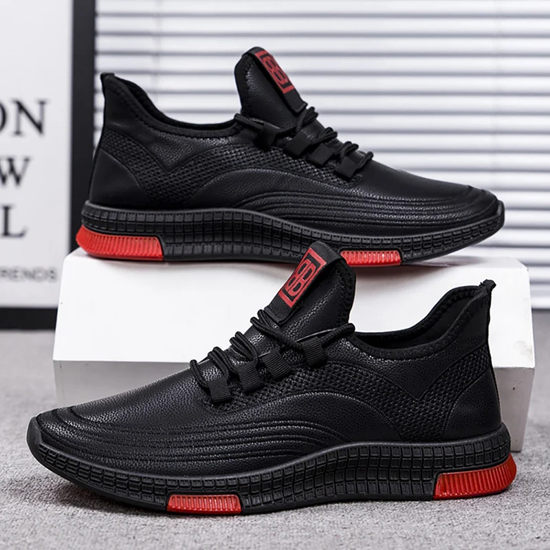 Мужская обувь повседневные неглубокие кружевные туфли на танкетке смешанных