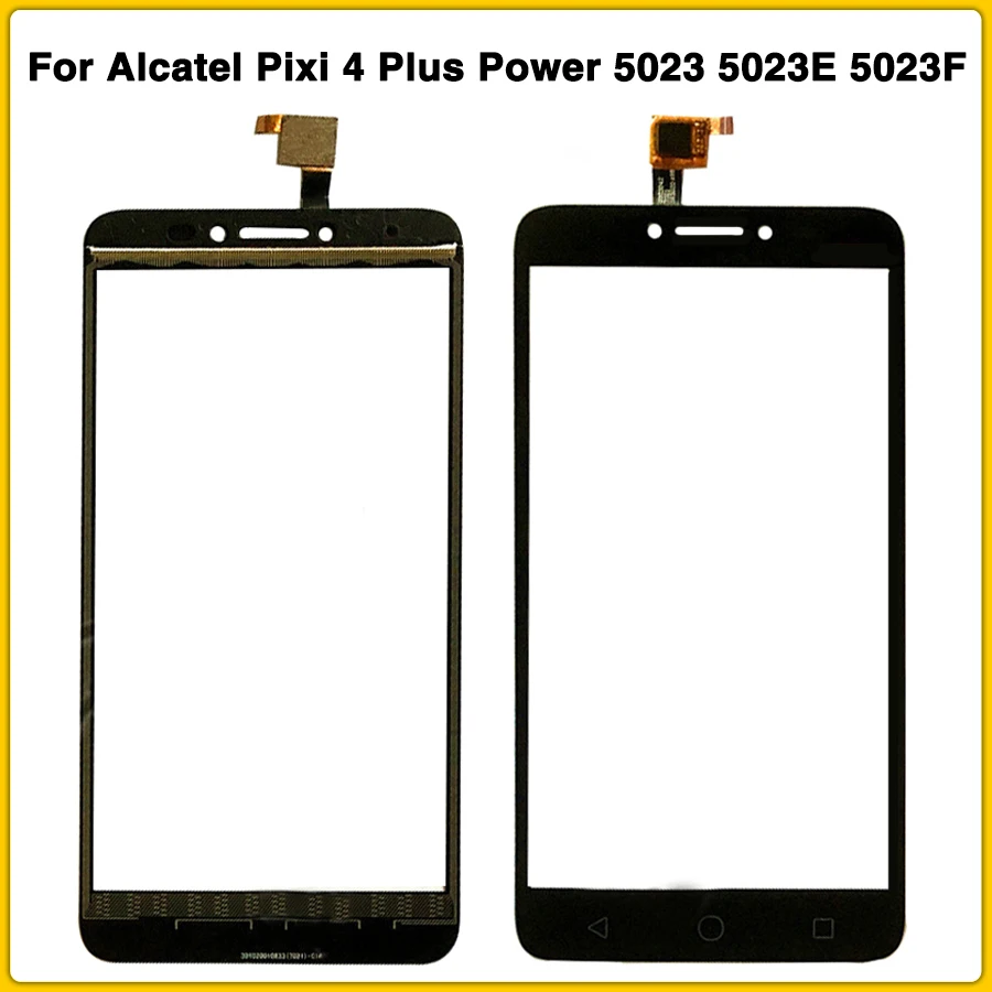 5.5''New TouchScreen for Alcatel Pixi 4 Plus Power 5023 5023E 5023F OT5023 Touch Screen Panel Digitizer front Glass Lens | Мобильные
