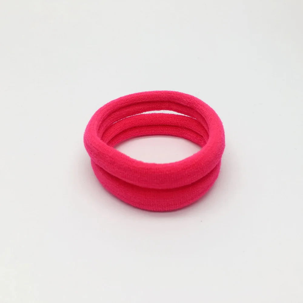 red - 20 PCS 20 шт. яркие цвета резинки детские безопасные эластичные резинки для волос конский хвост держатель для девочек женские аксессуары для волос - Цвет: red - 20 PCS