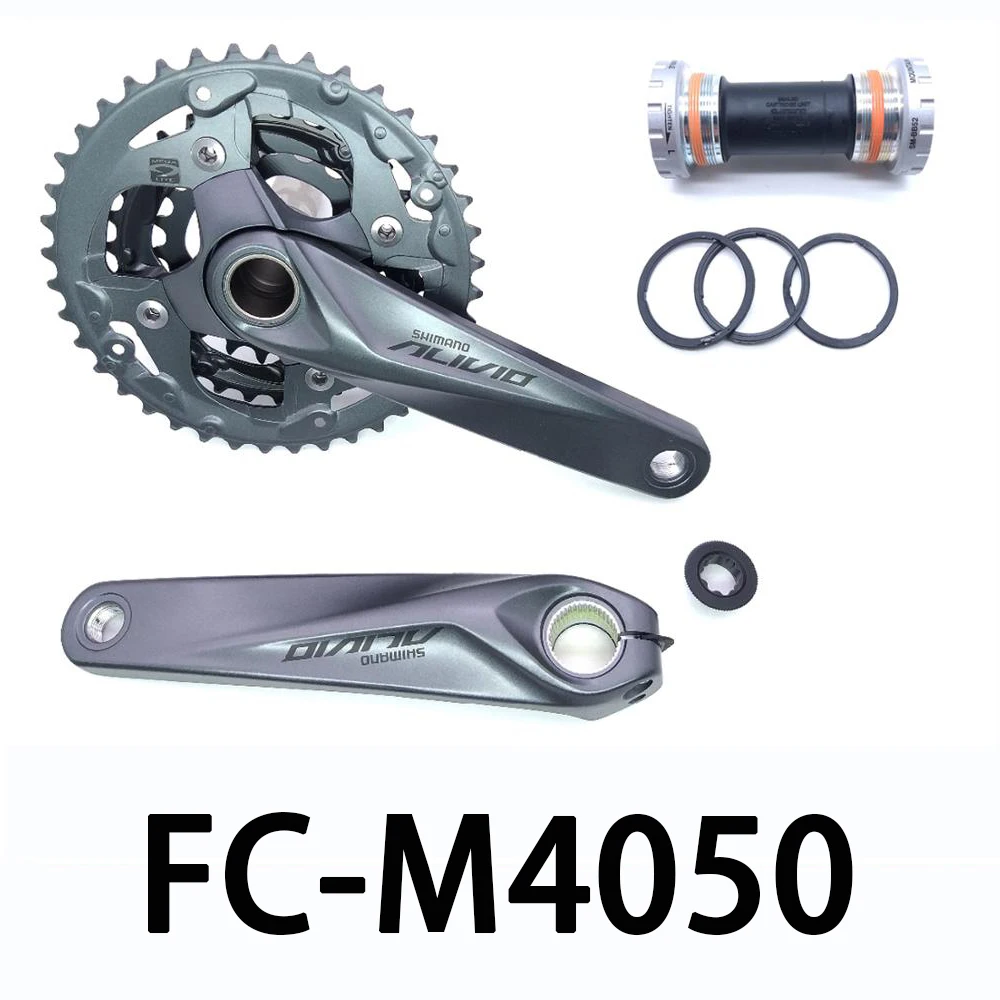 ALIVIO M4050 шатун для велосипеда FC цепное колесо с ВВ кривошипом 170 175 мм запчасти
