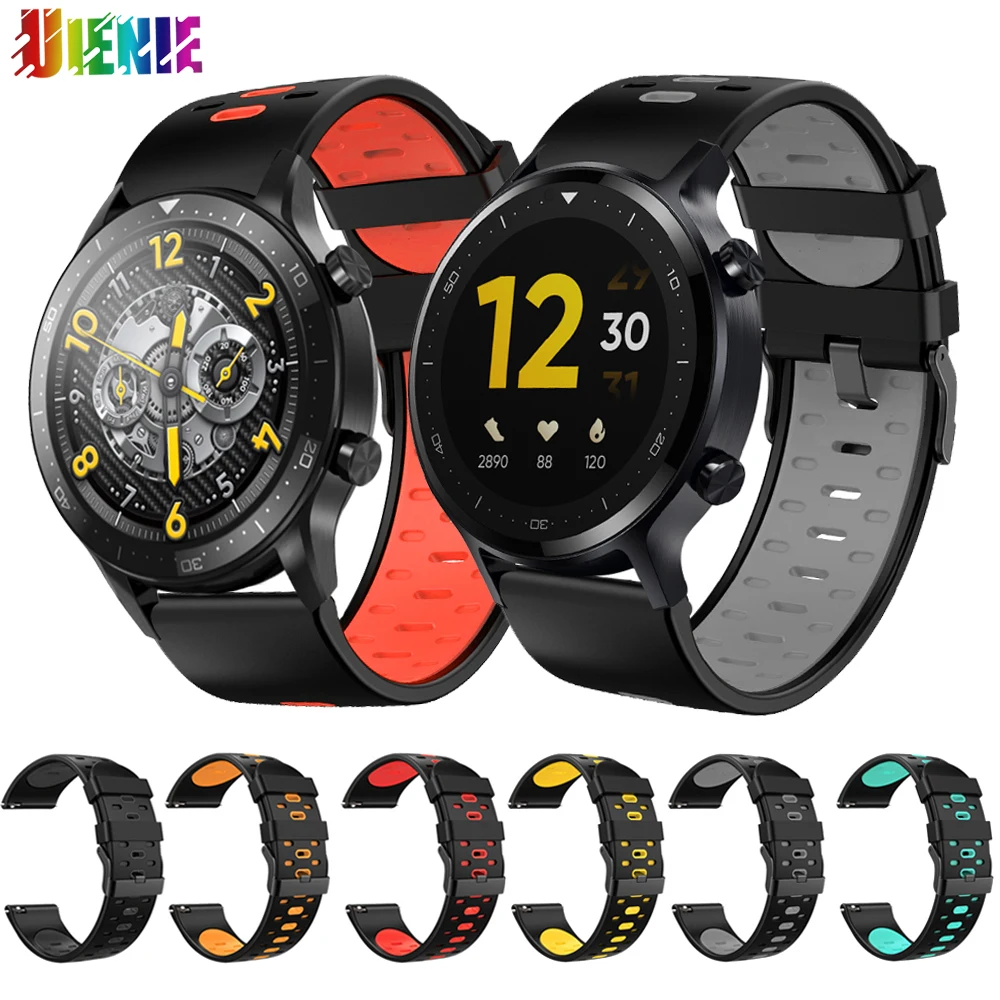 

22mm Strap For Realme Watch S / S Pro SmartWatch Silicone Wriststrap For Realme Watch 2 / 2 Pro Bracelet Accessories Belt