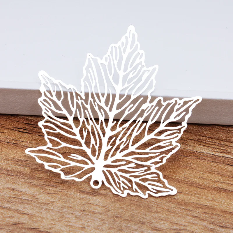 Фурнитура для подвесок и капель из филигранной искусственной кожи 45x43 мм