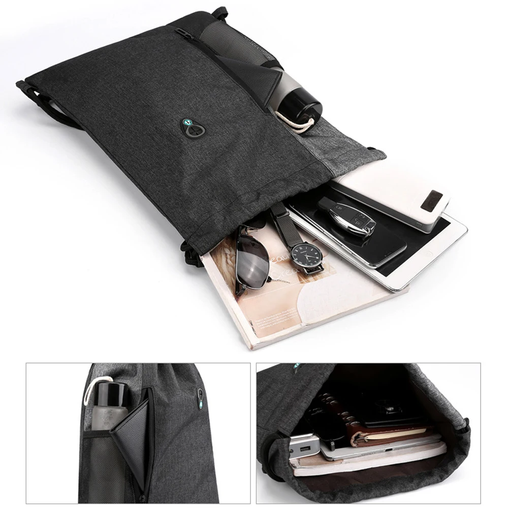Сумка для тренажерного зала с наушники Jack Drawstring Рюкзак водостойкая сумка мешок