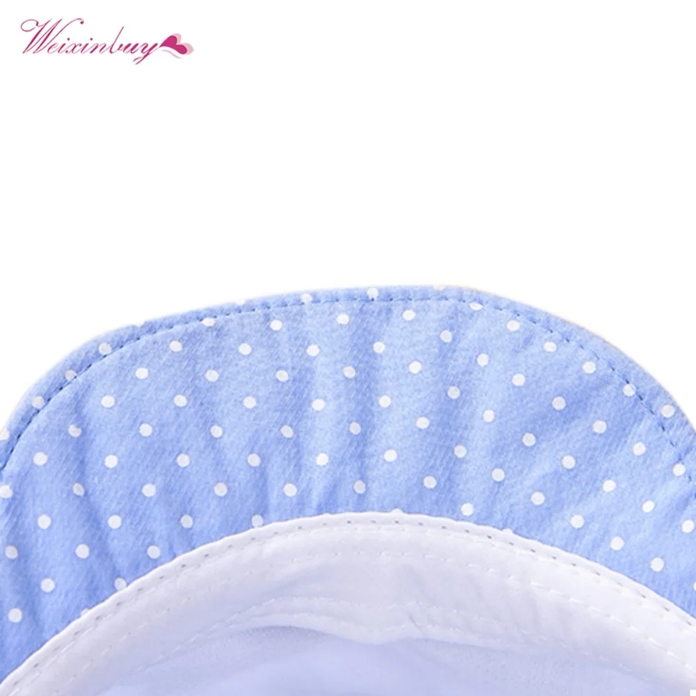 WEIXINBUY Newborn Baby Hat Kids Cap Toddler Girl Boy Snapback Baseball Dots Little Ear | Детская одежда и обувь