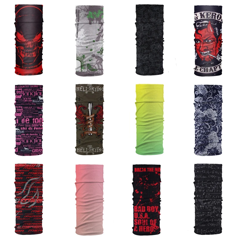 

Imixlot Creative Retro 11 Styles Outdoor Cycling Running Head Scarves Neck Warmer Windproof UV Protection Magic Bandana