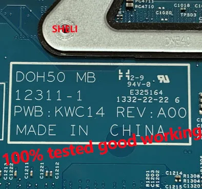 DOH50 12311-1 I7-4500U SHELI для DELL INSPIRON 7537 материнская плата ноутбука CN-0C8YDH 0C8YDH C8YDH ноутбук ПК